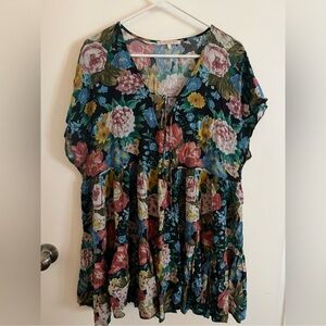 Novella Royale Multicolor Floral Mini Dress